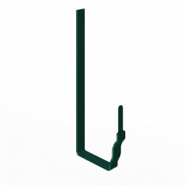 Крепление крюк прямоугольного желоба водосточного Grand Line Vortex 1х127мм RAL 6005