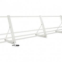 Ограждение кровельное 3000мм универсальный 900-25-1-1,5-3 оцинкованная сталь с порошковым покрытием RAL 9003