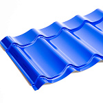 Металлочерепица Монтеррей классик оцинкованная с полимерным покрытием 0.45x1180мм  RAL 5021