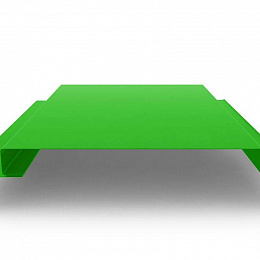 Линеарная панель оцинкованная с полимерным покрытием О-Г-24хС/20 0,7х347мм RAL 6018