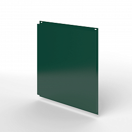 Фасадная металлокассета 1740x1160 открытого типа оцинкованная с порошковым покрытием 0,7мм RAL 6005