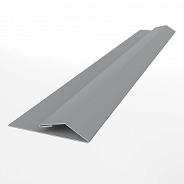 Планка стартово-финишная 0,45мм RAL 7004 для металлосайдинга блокхаус оцинкованная порошок