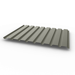 Профнастил С20 - 0,65х1150мм (RAL 7030) оцинкованный, с полимерным покрытием (Полиэстер)
