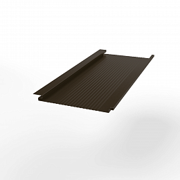 Металлосайдинг Вертикаль gofr оцинкованный с полимерным покрытием 0,45x200мм  RAL 32