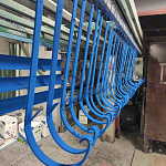 Крепление желоба водосточного c порошковым покрытием ф220x350мм RAL 5005