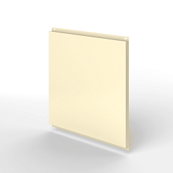 Фасадная металлокассета 795x530 открытого типа оцинкованная с порошковым покрытием 0,7мм RAL 1015