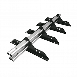 Снегозадержатель трубчатый плоскоовальный 3000мм универсальный 40x20-1,0-2,0-3 оцинкованная сталь с порошковым покрытием RAL 6009