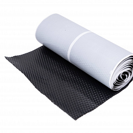 Лента для примыкания гофрированная алюминиевая 2500мм чёрный