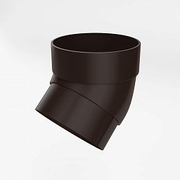 Колено 45 гр. пвх Grand Line ф87мм RAL 8017