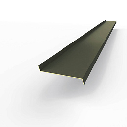 Отлив 0,7 мм RAL 6014 оконный оцинкованный c порошковым покрытием