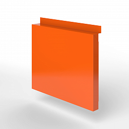 Фасадная металлокассета угловая закрытого типа оцинкованная с порошковым покрытием 1,2мм RAL 2004