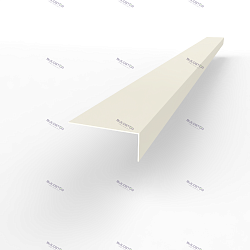 Лобовая планка (RAL 9001) оцинкованная, с порошковым покрытием 0,45 мм
