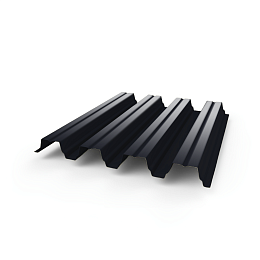 Профнастил Н75 - 0,7 (RAL 5004) с полимерным покрытием (полиэстер)