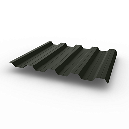 Профнастил НС44 (RAL 6006) 0,65х1047мм оцинкованный, с полимерным покрытием (Полиэстер)