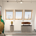 Окно мансардное дерево, лак ручка снизу Fakro FTP-V U5 (CH Китай) Profi 55*78см