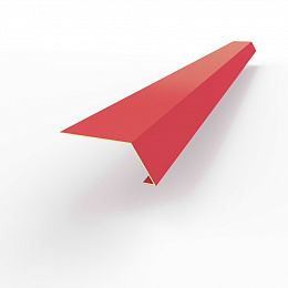 Карнизная планка RAL 3018 оцинкованная c порошковым покрытием 0,45мм