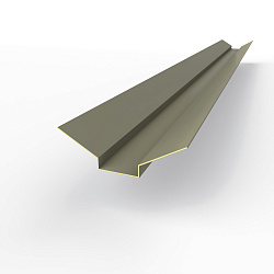 Ендова верхняя фигурная 0,45 мм (RAL 7003) оцинкованная c порошковым покрытием