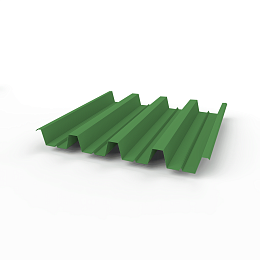 Профнастил Н60 (RAL 6017) 0,65х845мм оцинкованный, с полимерным покрытием (Полиэстер)