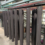 Труба водосточная оцинкованная порошок ф180х1250мм RAL 8019