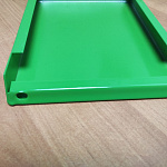 Н-образная планка (RAL 6038) оцинкованный с порошковым покрытием 0,45 мм