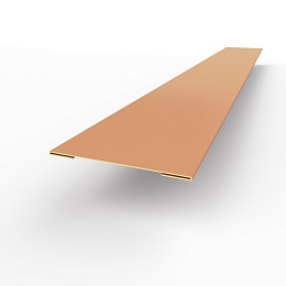 Планка стыковочная RAL 3012 оцинкованная c порошковым покрытием 0,45мм