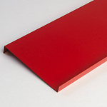 Отлив 0,7 мм RAL 3002 оконный оцинкованный c порошковым покрытием