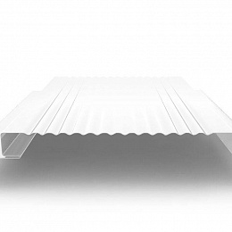 Линеарная панель оцинкованная с полимерным покрытием О-В-24хС/20 0,7х245мм RAL 9003