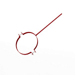 Крепление водосточный трубы сварное оцинкованное порошок ф220х10х250мм RAL 3001