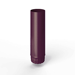 Труба водосточная оцинкованная порошок ф220х1250мм RAL 4007