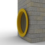 Откос радиусный 0,7 мм (RAL 1005) c порошковым покрытием