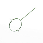 Крепление водосточный трубы сварное оцинкованное порошок ф90х10х250мм RAL 6021