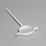 Крепление водосточный трубы сварное оцинкованное порошок ф90х10х250мм RAL 7004