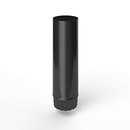 Труба водосточная оцинкованная порошок ф200х1250мм RAL 9004