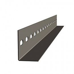 Профиль Г-образный оцинкованный (уголок) толщина 1,2мм с отверстиями