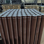 Труба водосточная оцинкованная порошок ф130х1250мм RAL 8017