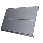 Вертикаль 0,2 line 0,5 Satin с пленкой RAL 9006бело-алюминиевый