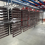 Вентиляционная решетка 100x100 наружная оцинкованная 0.45мм