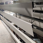 Лобовая планка (RAL 7032) оцинкованная, с порошковым покрытием 0,45 мм