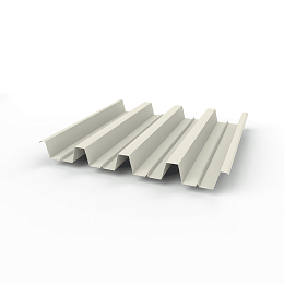 Профнастил Н60 (RAL 9001) 0,6х845мм оцинкованный, с полимерным покрытием (Полиэстер)