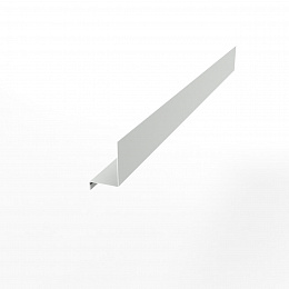 Доборная планка  RAL 9003 оцинкованная с порошковым покрытием 0,7мм