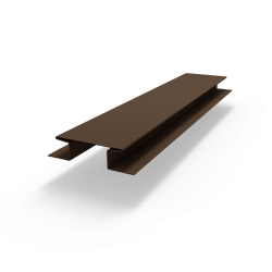 Н профиль (RAL 8028) оцинкованный с порошковым покрытием 0,45 мм