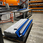 Нащельник для внутренних углов RAL 5005 оцинкованный c порошковым покрытием 0,45мм