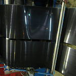 Лист оцинкованный 1,0х1250мм (RAL 9005) с полимерным покрытием (полиэстер)