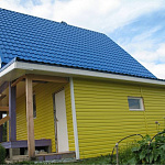 Металлосайдинг Корабельная доска оцинкованный с полимерным покрытием 0,45x265мм  RAL 1015