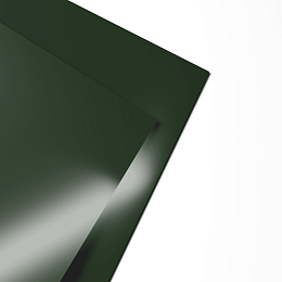 Лист оцинкованный 1,0х1250мм (RAL 6020) с полимерным покрытием (полиэстер)