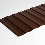 Профнастил С8 - 0,5х1180мм (RAL 7034) оцинкованный, с полимерным покрытием (полиэстер)