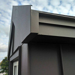 Фальц двойной стоячий оцинкованный с полимерным покрытием 0,7х625мм RAL 8017