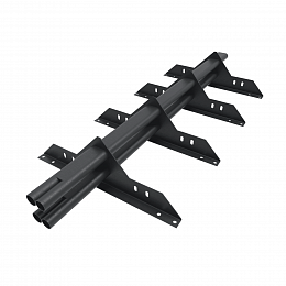 Снегозадержатель трубчатый плоскоовальный 3000мм универсальный 40x20-1,0-1,0-3 холоднокатанная сталь с порошковым покрытием RAL 7024