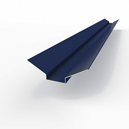 Ендова верхняя фигурная 0,45 мм (RAL 5013) оцинкованная c порошковым покрытием