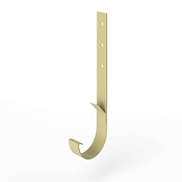 Крепление желоба водосточного короткое c порошковым покрытием ф120x350мм RAL 1014